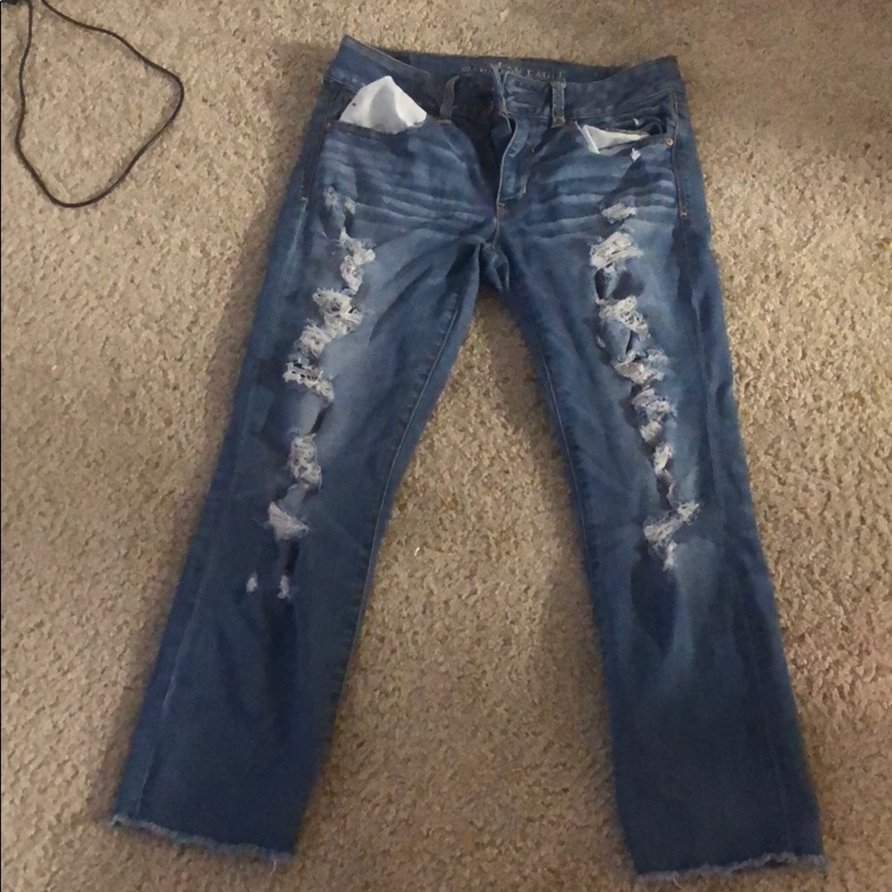 Cut Up Jeans
